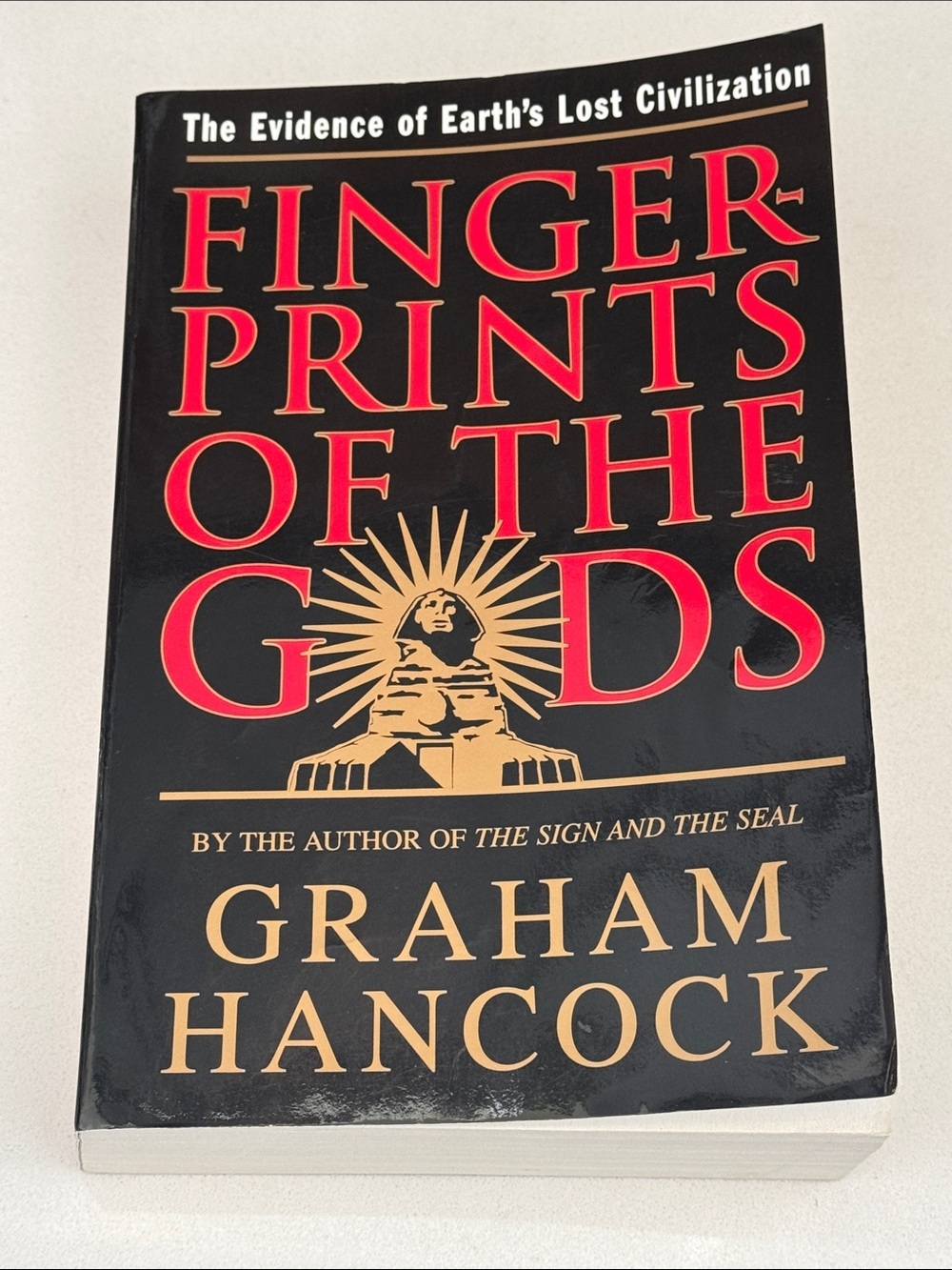 Fingerprints of the Gods - Graham Hancock - hardcover Book